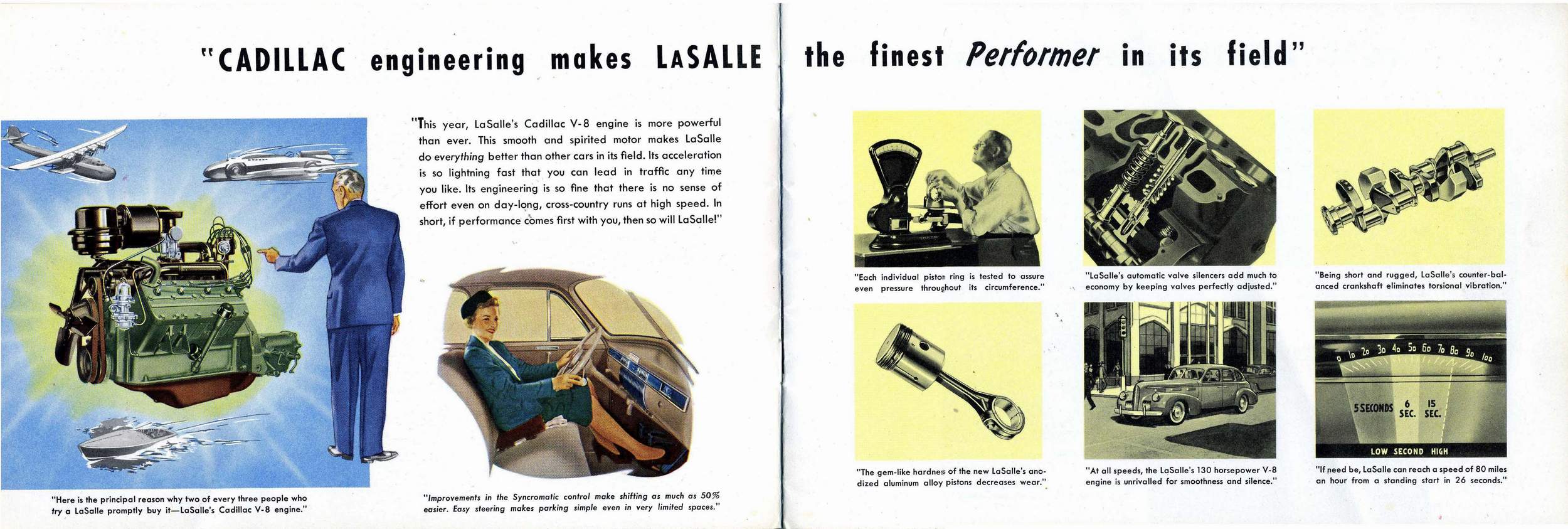 1940 Cadillac LaSalle Brochure Page 17